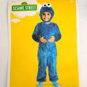 Cookie Monster Toddler Costume 2T EUC